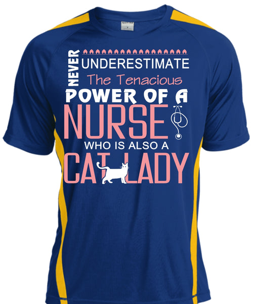 The Tenacious Power Of A Nurse Who Is Also A Cat Lady T Shirt, My Pets T Shirt