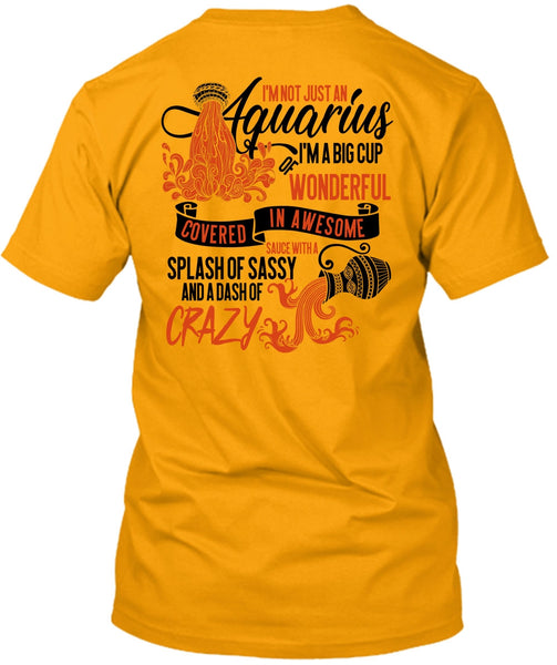 I'm Not Just An Aquarius T Shirt, I Love Aquarius T Shirt