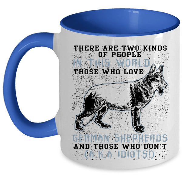 Cool Dog Lover Coffee Mug, Love German Shepherds Accent Mug
