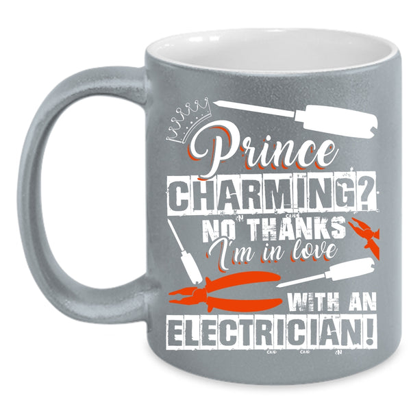 I'm In Love With An Electrician Coffee Mug, My Girlfriend Coffee Cup