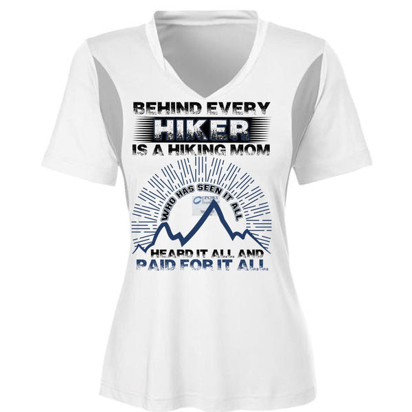 Behind Every Hiker Is A Hiking Mom T Shirt, I Love Hiking T Shirt, Awesome T-Shirts
