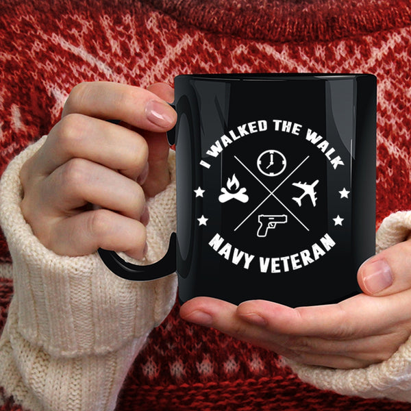 I Walked The Walk Navy Veteran Coffee Mug, Cool Navy Veteran Coffee Cup
