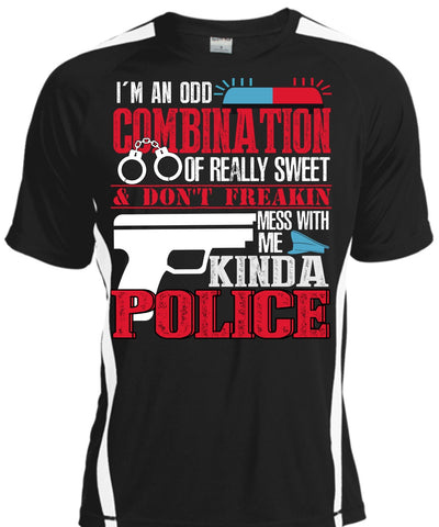 A black t-shirt with the shopify logo