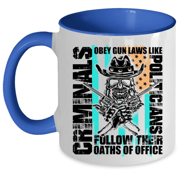 Cool Gift For Policeman Coffee Mug, Cool American Flag Accent Mug