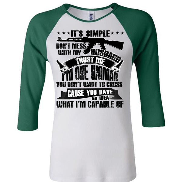 Don't Mess With My Husband T Shirt, I Love Husband T Shirt, Awesome T-Shirts