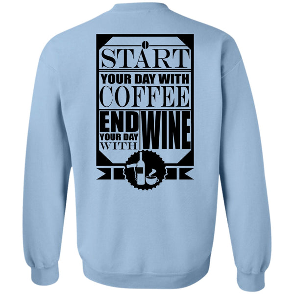 I Love Beer T Shirt, Start Your Day With Coffee Sweatshirt