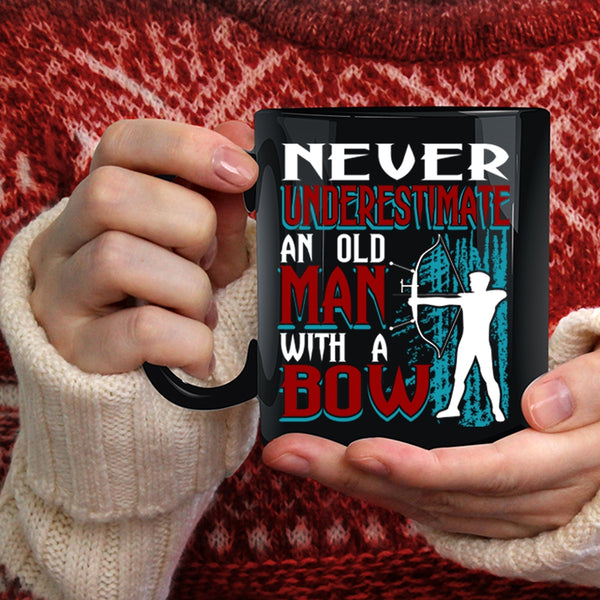 An Old Man With A Bow Coffee Mug, Awesome Grandpas Coffee Cup