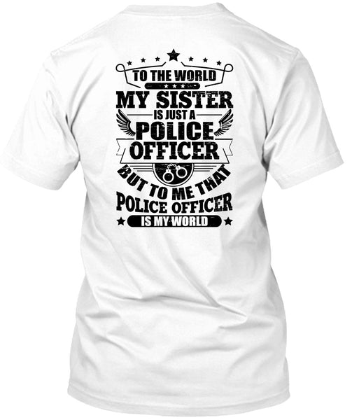 A black t-shirt with the shopify logo