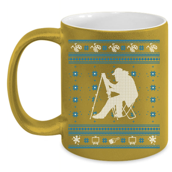 Painter Coffee Mug, Cool Ugly Christmas Coffee Cup