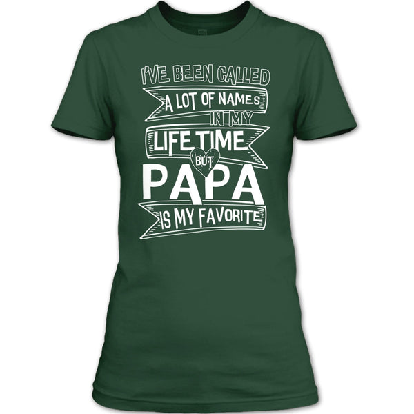 Papa Is My Favorite Peple T Shirt, Gift For Dad T Shirt