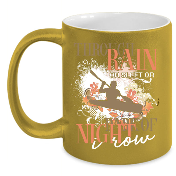Dark Of Night I Row Coffee Mug, Cool Sport Coffee Cup