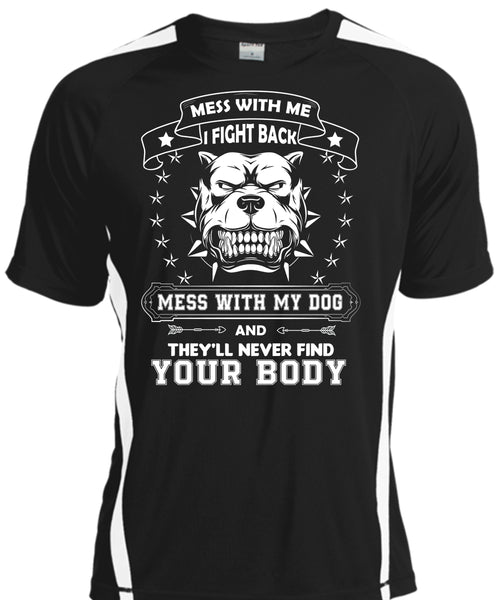 A black t-shirt with the shopify logo