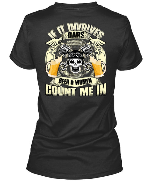 If It Involves Cars T Shirt, I Love Mechanic T Shirt