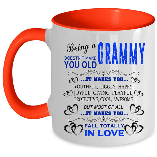 Cute Gift For Grandmas Coffee Mug, Being A Grammy Accent Mug