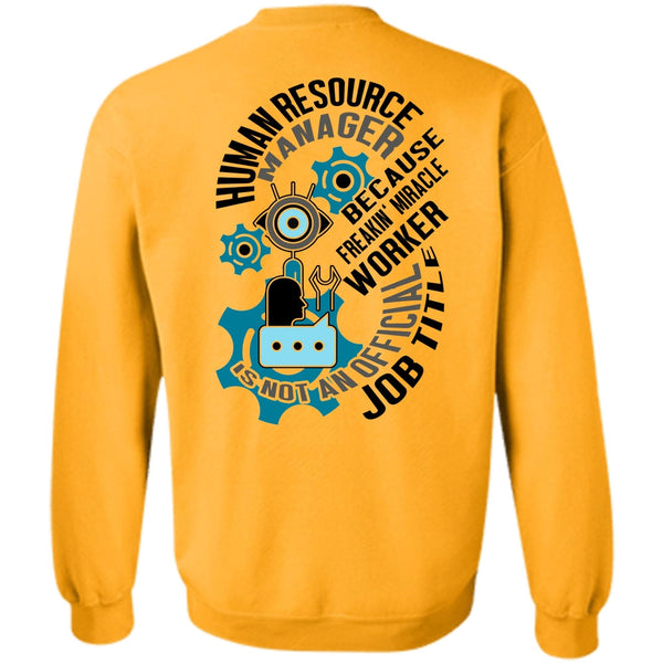 I Love Manager T Shirt, Human Resource Manager Sweatshirt