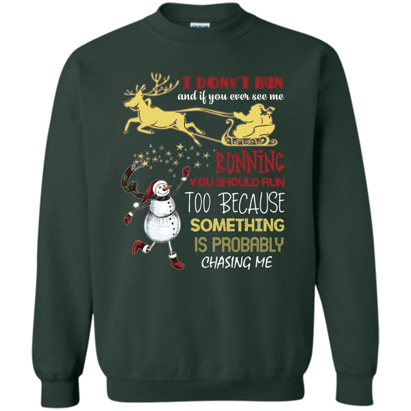 Coolest Merry Christmas Gift T Shirt, I Am A Runner Sweatshirt