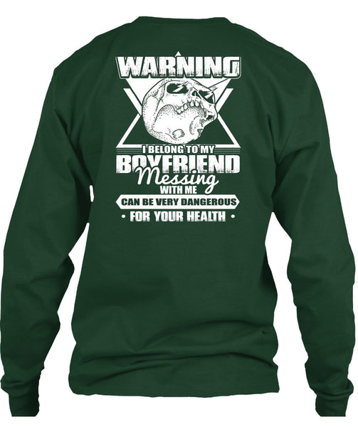I Belong To My Boyfriend T Shirt, Being A Husband T Shirt