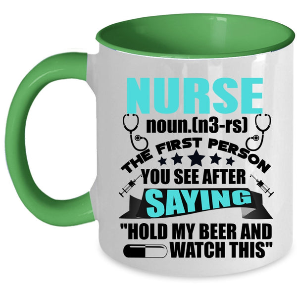 Best Gift For Nurse Coffee Mug, Nurse Accent Mug