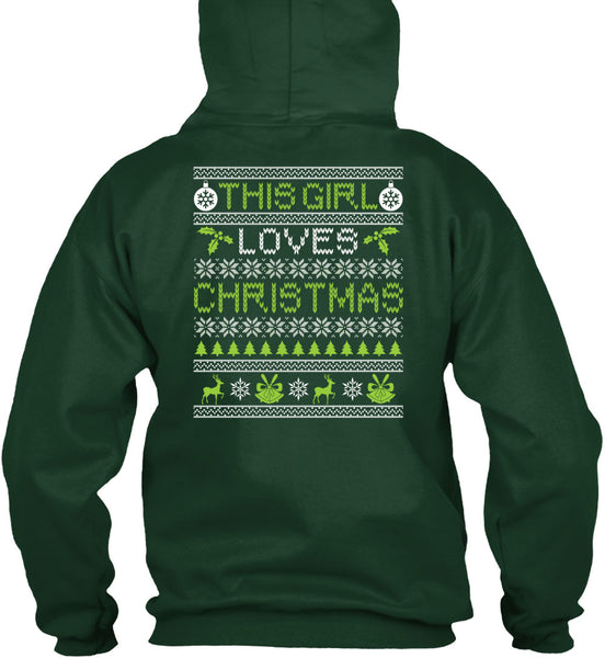 This Girl Loves Christmas T Shirt, Funny Winter T Shirt