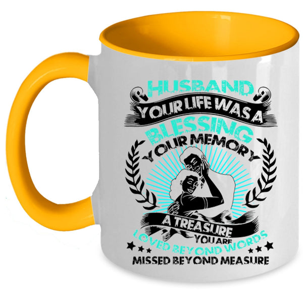 You Are Loved Beyond Words Coffee Mug, Husband Accent Mug