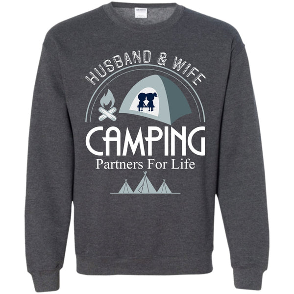 Camping Partners For Life T Shirt, Coolest Camping Couple Sweatshirt