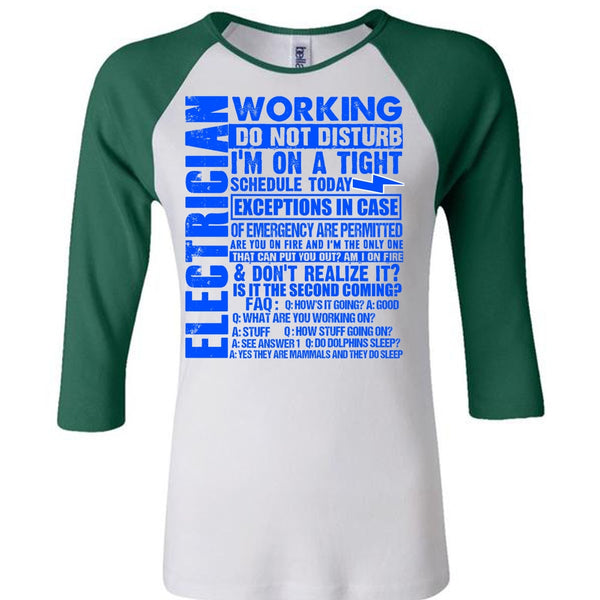 Electrician Working Do Not Disturb T Shirt, I Love Electrician T Shirt, Awesome T-Shirts