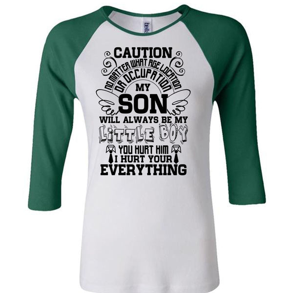 My Son Will Always Be My Little Boy T Shirt, I Love Son T Shirt, Awesome T-Shirts