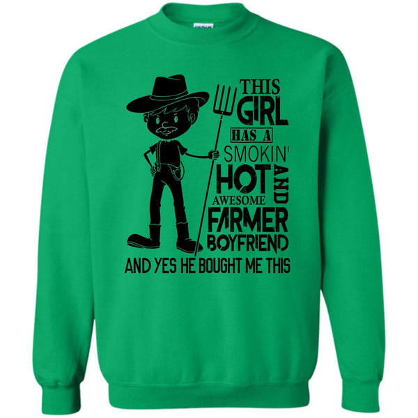 Gift Farmer T Shirt, Awesome Farmer Boyfriend Sweatshirt