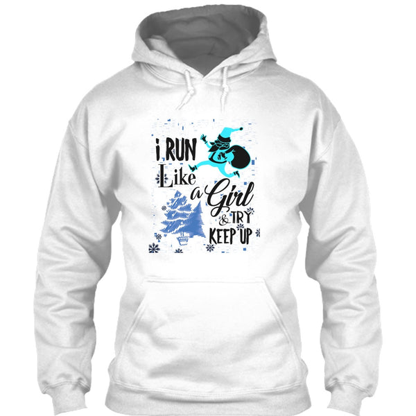 I Run Like A Girl T Shirt, Coolest Runner Merry Christmas T Shirt