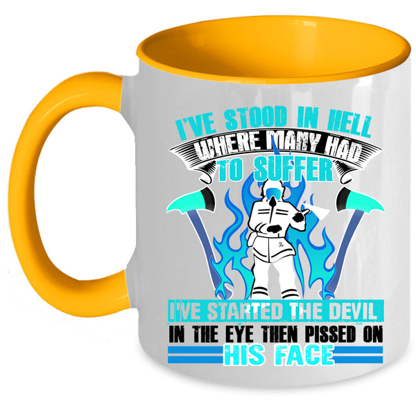 Awesome Fireman Coffee Mug, Cool Firefighter Accent Mug