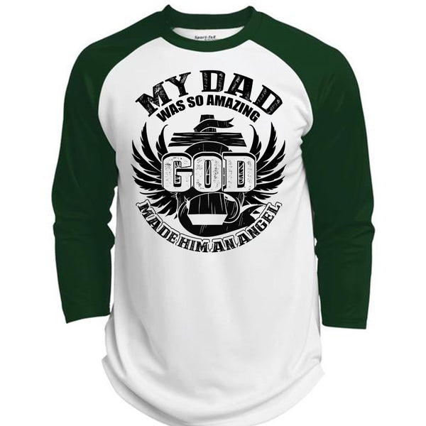 My Dad Was So Amazing T Shirt, I Love Dad T Shirt, Awesome T-Shirts  (Polyester Game Baseball Jersey)