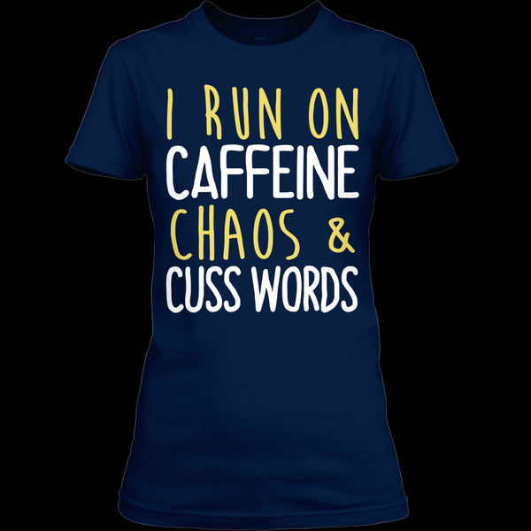 A black t-shirt with the shopify logo