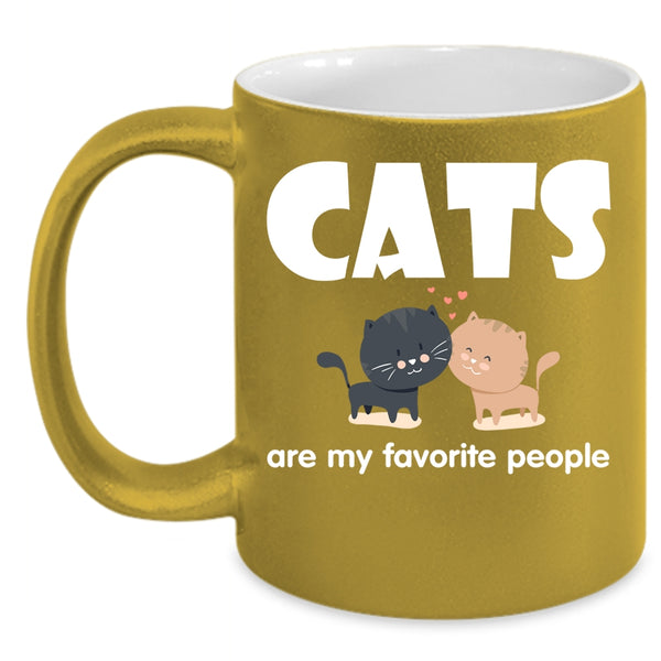 Cats Are My Favorite People Mug, I Love Cats Cup