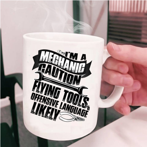 Cool Gift For My Dad Coffee Mug, I'm A Mechanic Cup