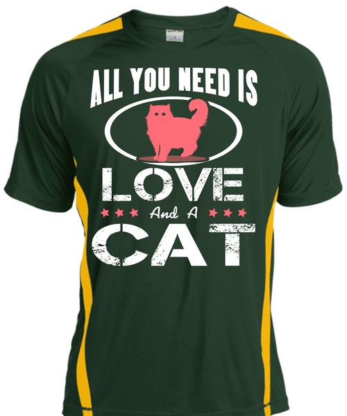 All You Need Is Love And A Cat T Shirt, My Pets T Shirt, My Favorite T Shirt