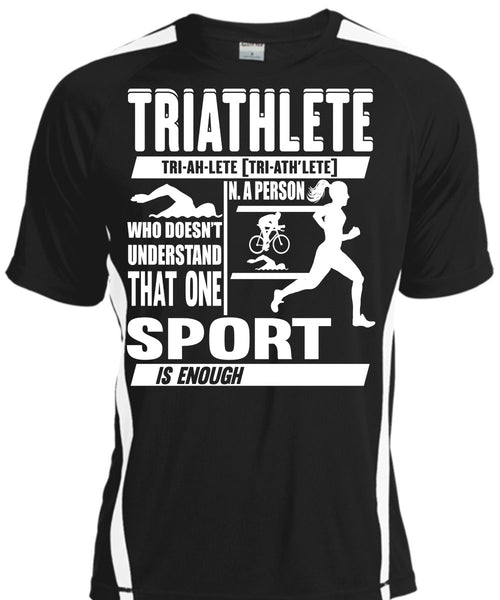 A black t-shirt with the shopify logo