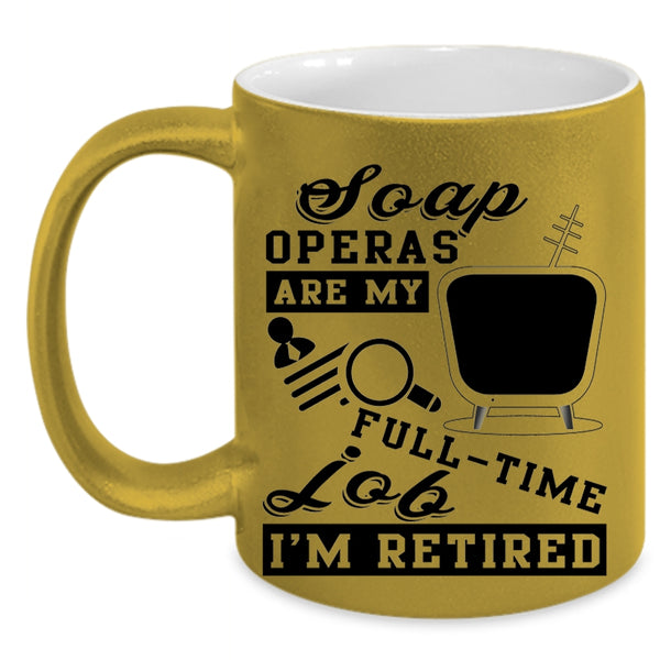 Cool Gift For Grandparent Coffee Mug, I'm Retired Accent Mug