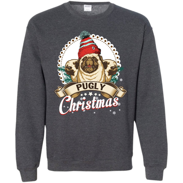 Coolest Pug T Shirt, Coolest Merry Christmas Sweatshirt