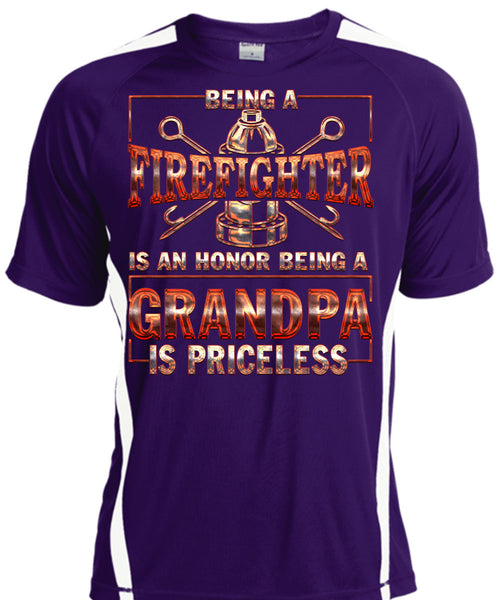 Being A Firefighter T Shirt, Grandpa Is Priceless T Shirt, Cool Shirt