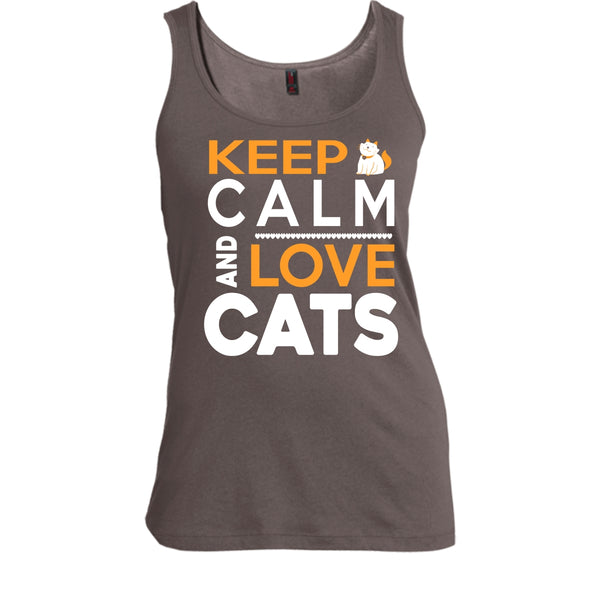 Keep Calm And Love Cat Shirt, Cool Cat Shirt
