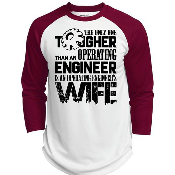 Operating Engineer's Wife T Shirt, Being A Husband T Shirt, Awesome T-Shirts  (Polyester Game Baseball Jersey)