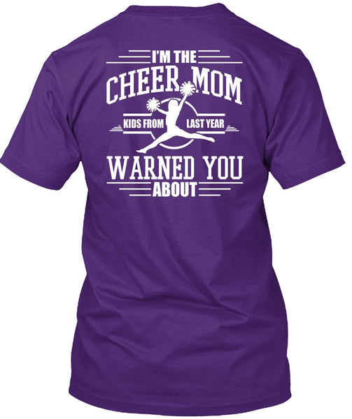 I'm The Cheer Mom T Shirt, Being A Cheer Coach T Shirt