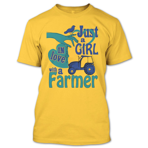 Just A Girl T Shirt, Coolest Farmer T Shirt