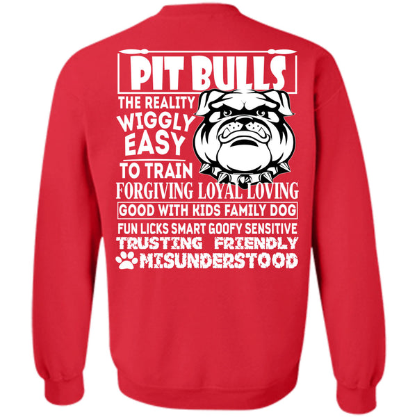 Good With Kids Family Dog T Shirt, I Love Pit Bull Sweatshirt