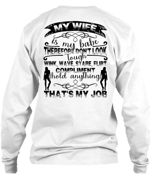 My Wife Is My Babe T Shirt, I Love Husband T Shirt