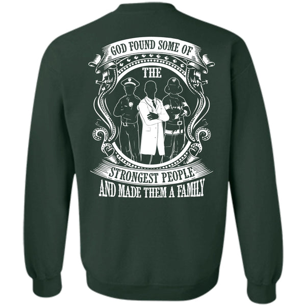 Made Them A Family T Shirt, I Love Police Sweatshirt