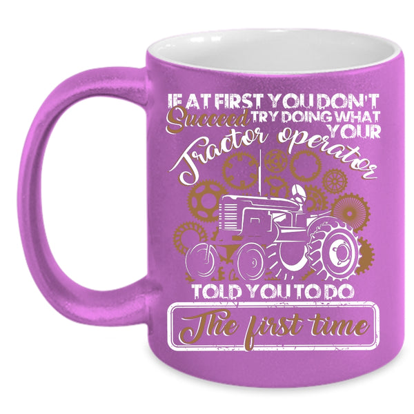 Tractor Operator Coffee Mug, Awesome Tractor Operator Coffee Cup