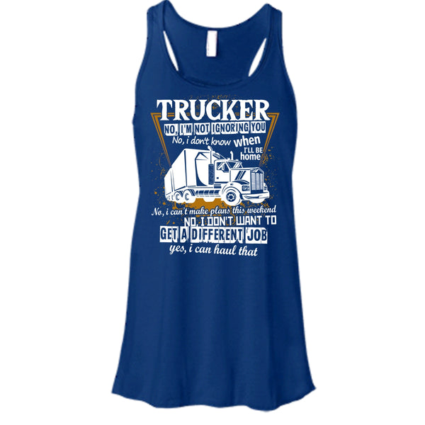 Trucker I'm Not Igoring You T Shirt, Coolest Trucker Tank Top