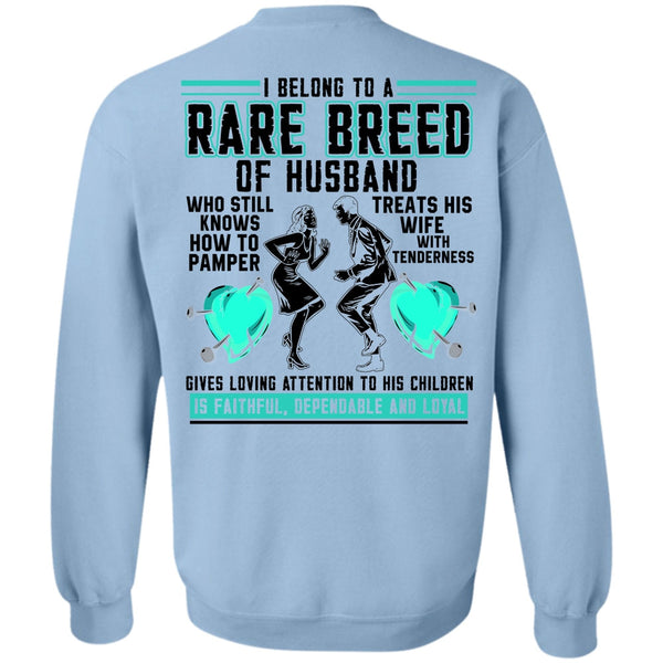 I Love Husband T Shirt, Rare Breed Of Husband Sweatshirt