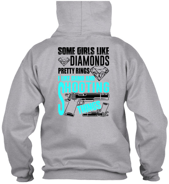 I Like Camo And Shooting Things T Shirt, I Love Gun T Shirt